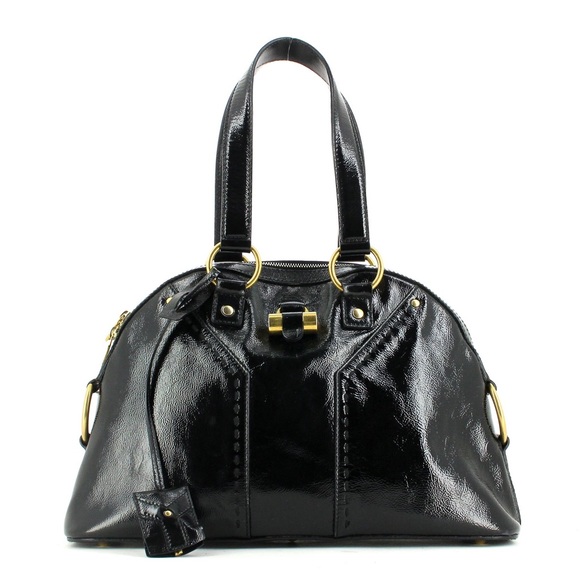 Yves Saint Laurent Black and Gold Women's Bag - Picture 1 of 16